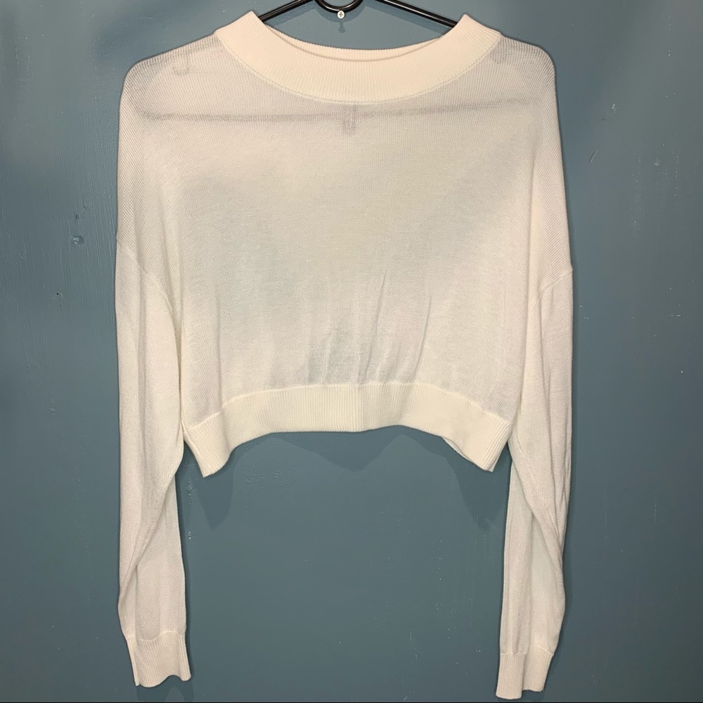 Divided H&M Women’s Crop Top Long sleeve Shirt